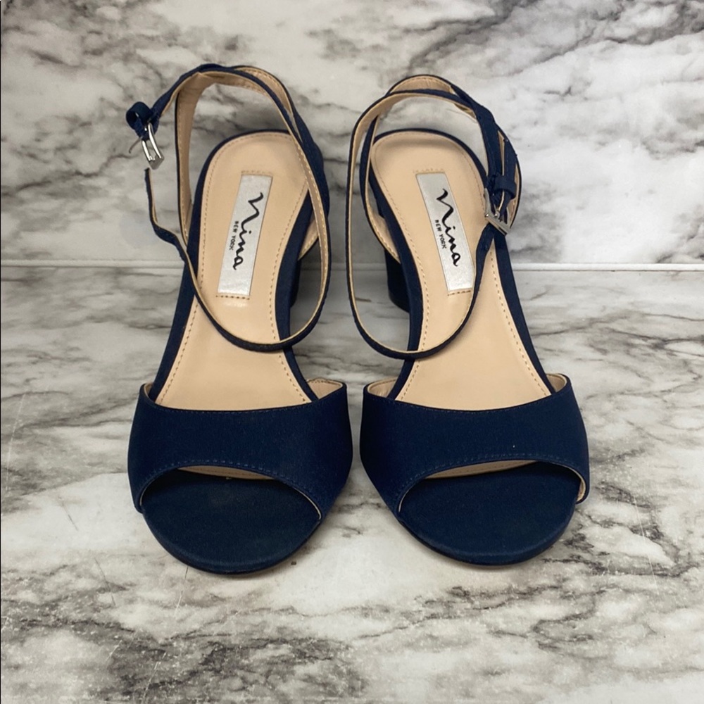 Nina Blue Heels Elegant and Stylish